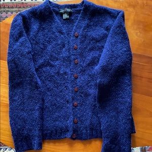 Mohair navy sweater